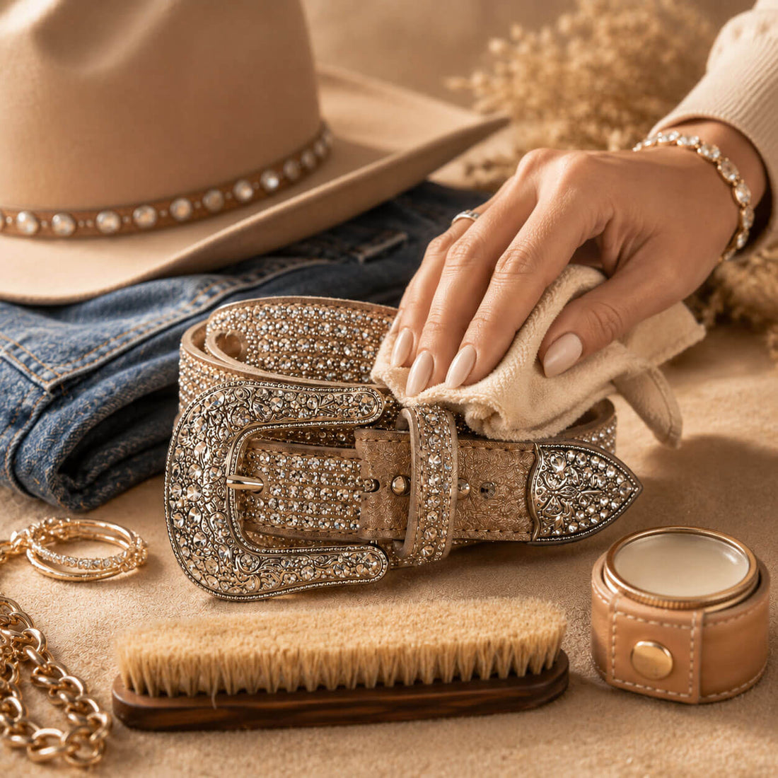 How to Care for and Style Your Rhinestone Belt