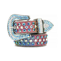 Multi Strap With Multi & Faceted Crystal Embellished Rhinestone Belt