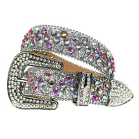 AB Crystal Rhinestone Western Punk Belt