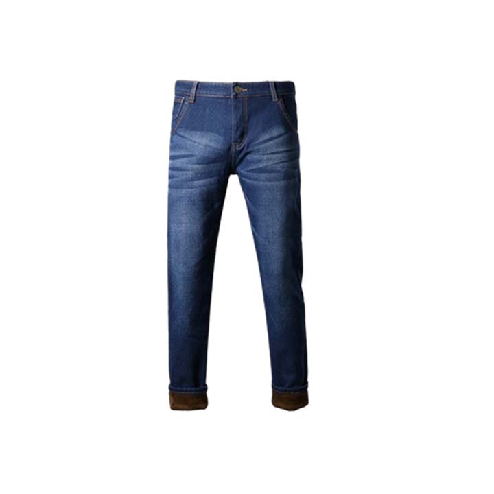 Men's Retro Fleece Stretch Slim Jeans