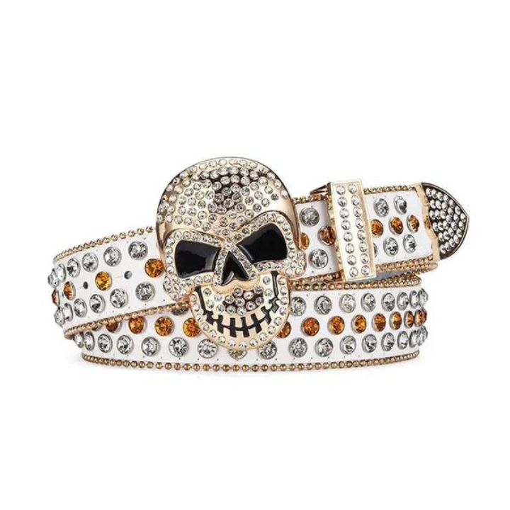 Western Cowboy Rhinestone Statement Belt