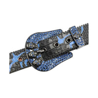 Sapphire Skull Rhinestone Waist Belt