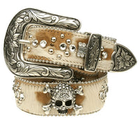 Western Skull Rhinestone Waist Belt