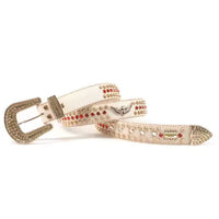 Sparkle Rhinestone Belt with Skull Wings & Adorned