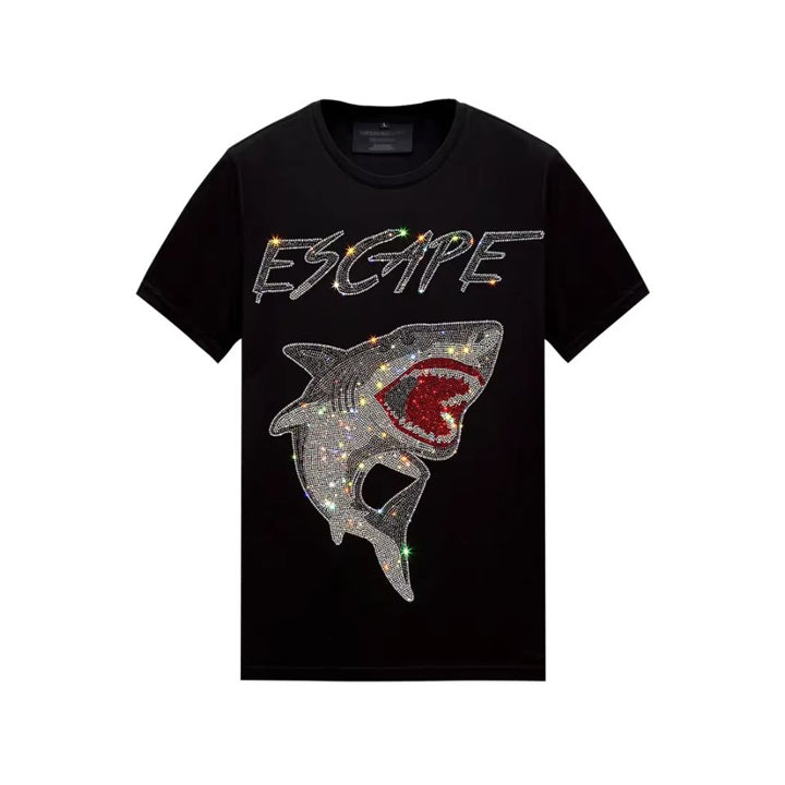 Men's Shark Rhinestone Tee