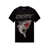 Men's Shark Rhinestone Tee