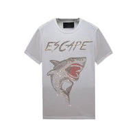 Men's Shark Rhinestone Tee