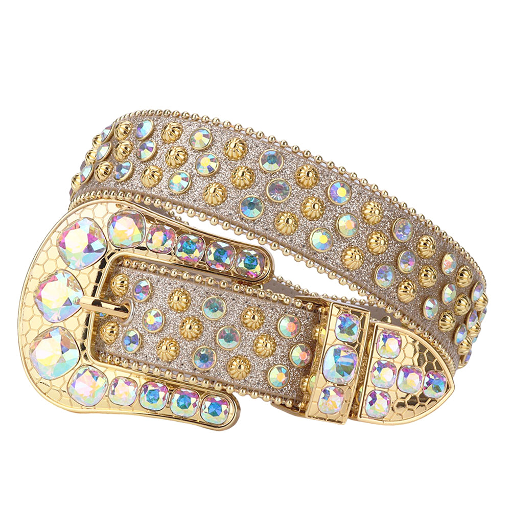Big Gem Crystal Rhinestone Western Belt