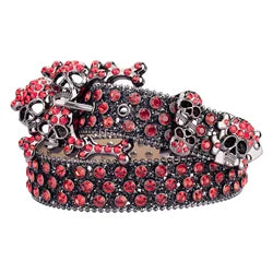 New Shining Rhinestone Studded Waist Belt Punk Hippie Style Bling Belt
