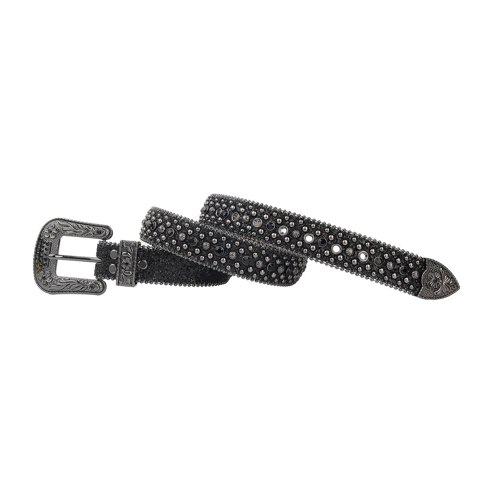 Rhinestone Belts USA Western Design Leather Belt Ladies Leather Custom Rhinestone Studded Waist Belt Crystal Rhinestone Belt Men