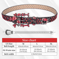 New Shining Rhinestone Studded Waist Belt Punk Hippie Style Bling Belt