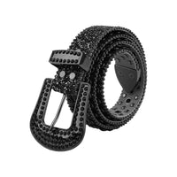 Rhinestone Belts USA Rhinestone Belt Studded Belt Belts for Women Multi-Color Crystal-Encrusted PU With Bling Buckle Y2K Statement Accessory