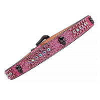 Pink Strap With Pink & Multi Color Embellished Rhinestone Belt