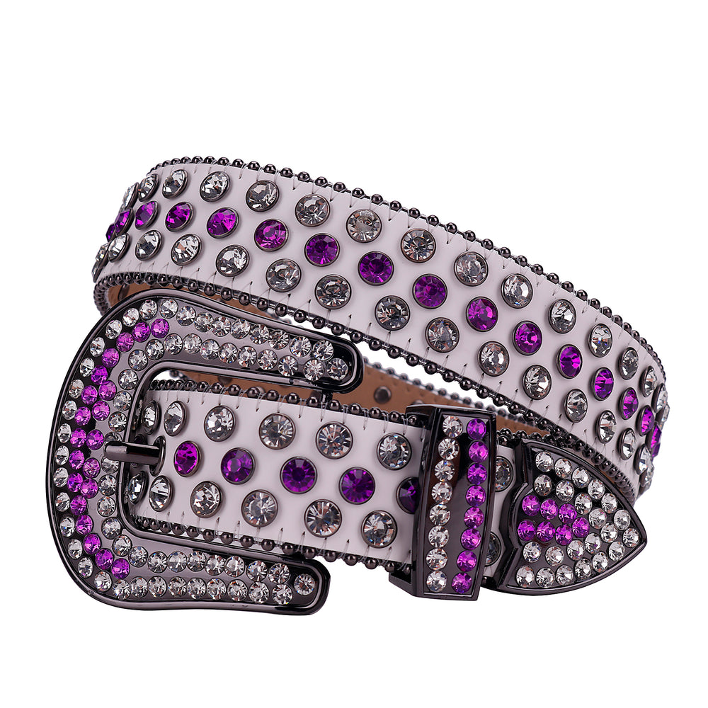 Diamond Crystal Rhinestone Western Belt