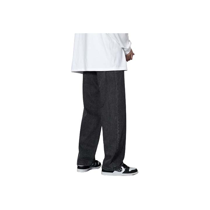 Men's Light Blue Straight Fit Denim Pants