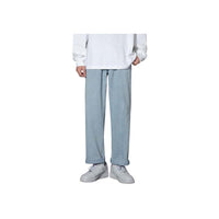 Men's Light Blue Straight Fit Denim Pants