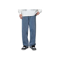 Men's Light Blue Straight Fit Denim Pants
