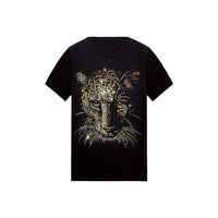 Men's Leopard Print Hi Hop Short Sleeve Graphic Tee