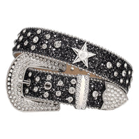 Star Concho Crystal Rhinestone Western Belt