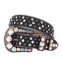 Big Gem Crystal Rhinestone Western Belt