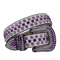 Diamond Crystal Rhinestone Western Belt