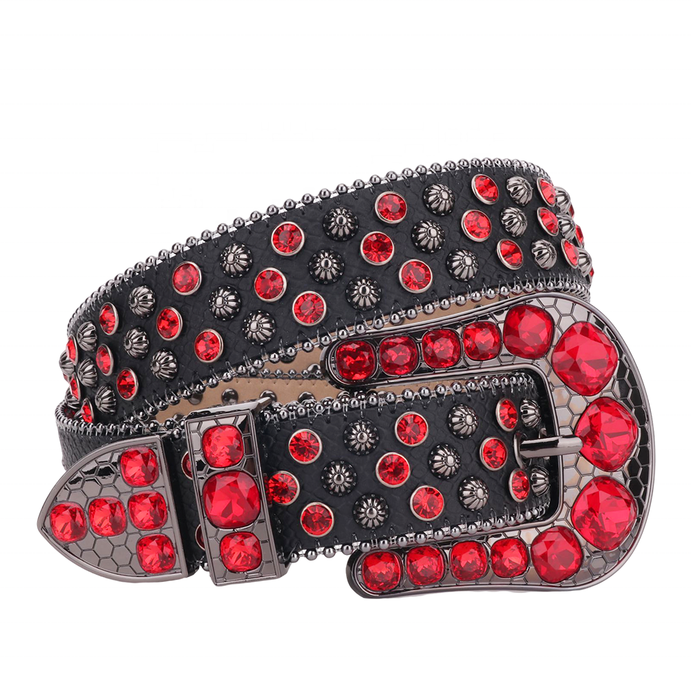 Big Gem Crystal Rhinestone Western Belt