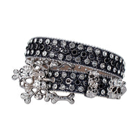 Skull & Crossbones Crystal Rhinestone Western Belt