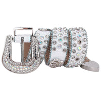 Crown Concho Crystal Rhinestone Bridal Belt