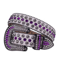 Diamond Crystal Rhinestone Western Belt