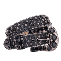 Big Gem Crystal Rhinestone Western Belt