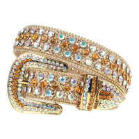 AB Crystal Rhinestone Western Punk Belt