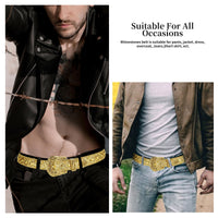 Gold Heart Crystal Rhinestone Western Belt
